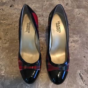 Women’s plaid heels